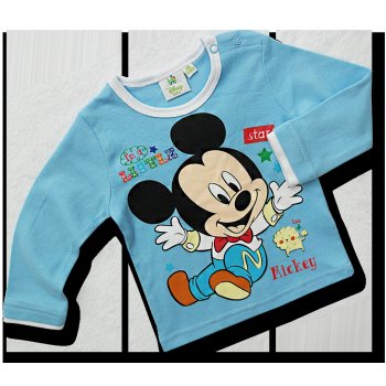 Disney Chlapčenské tričko pre bábätká - little Mickey, bl.modré