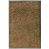 Rohožka pratelná hnědá 60 x 90 cm Hnědá 323434