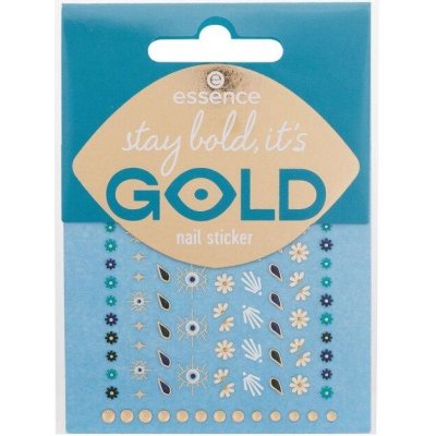 Essence Stay Bold, It&apos;s Gold Nail Stickers W 1balenie