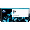 HP P2V80A (746), originálna farbiaca páska, azúrová, 300 ml