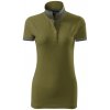 MALFINI PREMIUM Polokošile Collar Up 257, krátký rukáv, dámská MAL-257A313 S Zelená avokádová