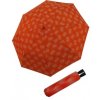 DOPPLER Fiber Mini Wave - dámský skládací deštník oranžová tmavá 726465WA01