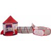 Aga4Kids Detský hrací stan s preliezacím tunelom Raketa