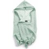 KipKep Mušelínová osuška BLENKER S KAPUCŇOU 100x70 cm Calming Green