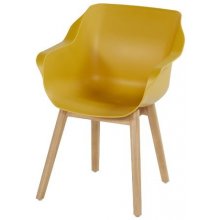Hartman Sophie Teak Žlté plastové záhradné stoličky v súprave 2 ks