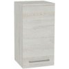 Mereo, Mereo Bino kúpeľňová skrinka horná 63 cm, pravá, Multidecor, White Loft Pine, MER-CN696WLP1