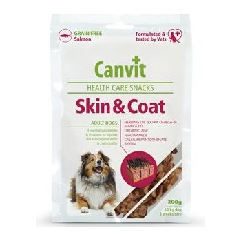 Canvit Snacks Skin&Coat pre psov 200 g