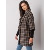 Dámsky kabát CHA-PL-0466.05X RUE PARIS Farba: Sivá, Veľkosť: S/M