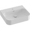 Ravak Ceramic - Umývadlo 55x45 cm, s prepadom, otvor na batériu, biela XJX01155000