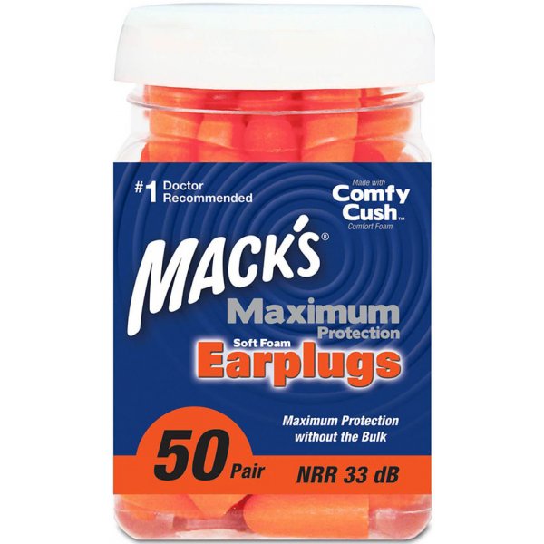 Mack's Maximum Protection štuple do uší 50 párov od 18,48 € - Heureka.sk