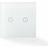 WiFi spínač NEDIS Wi-Fi šikovný spínač osvetlenia dvojitý (WIFIWS20WT)
