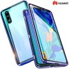 Luxria Double Glass Magnetic - Modre presklené magnetické púzdro pre Huawei pre Huawei: Nova 10 Pro