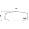 Sada brzdových platničiek kotúčovej brzdy BREMBO P 83 098