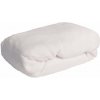 JERRY FABRICS Prestieradlo mikroplyš biela Polyester, 90/200 cm