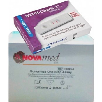 Gonorrhea test 5 ks + Easy Home Test Syfilis