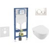 Geberit Duofix - Set predstenovej inštalácie, klozetu Architectura a dosky softclose, tlačidlo Sigma20, biela/chróm SANI11CK3103