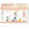 Týždenný rodinný plánovací kalendár 2026