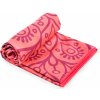 Spokey MANDALA Rychleschnoucí sportovní uterák, lososový, 80x160cm