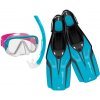 Mares Aquazone Šnorchlovací set pre deti a juniorov SEASIDE NATEEVA + KEEWEE JR (od 8 do 14 rokov) XS (30-34) Aquamarine AQ