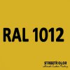 RAL 1012 akrylová auto farba lesklá alebo matná 1 liter + tužidlo + riedidlo (RAL1012 LEMON YELLOW originálny odtieň akrylovej farby s lakom ( ČSN6240 ))