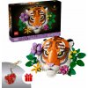 LEGO® ART Kolekcia fauny - Tiger 31217 + Darček LEGO® Botanicals Prívesok na tašku - Ruža LEGO