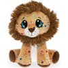 Lev Star Sparkle plyšový hnedý 24 cm sediaci
