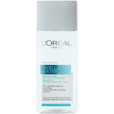 L'Oréal Micellar Water micelárna voda 3 v 1 pre normálnu a zmiešanú pleť 200 ml