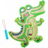 Montessori CAB Toys Drevené magnetické bludisko zajačik