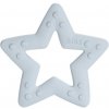 Bibs Silikónové hryzátko Baby Bitie Star-baby-blue