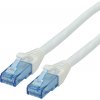 Roline 21.15.2765 RJ45 sieťové káble, prepojovacie káble CAT 6A U/UTP 5.00 m biela netienený, bez halogénov, samozhášavý 1 ks; 21.15.2765
