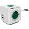 Cubenest Powercube Extended USB PD 20W, A+C, 4× zásuvka, 1,5m, bílá/zelená, dětská pojistka, uzemnění, dok, 10A/250V PC420GN