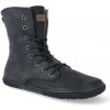 Koel Lady Faro Black Lambswool zimní barefoot boty