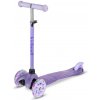 Kidwell UNO LED detská kolobežka/svietiace kolesá Farba: Glitter violet