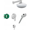Hansgrohe Vernis Blend - Sprchový set 200 s batériou pod omietku, chróm 27911000