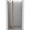 Mexen Otváracie sprchové dvere MIST (1d+1s) 90x200 cm 6mm brúsená meď, priehľadné, 8A4-090-000-65-00