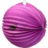Lampion fialový s pávukom HALLOWEEN 25cm
