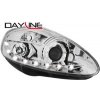 DAYLINE predné svetlá Fiat Grande Punto 2005-2008 chróm