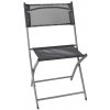 Linder Exclusiv Záhradná skladacia stolička Sivé