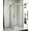 SANSWISS CADURA GOLD CAE2 100cm ľavé dvere do kombinácie / sprchový kút rohový, profil zlatý - 68 – sklo sieťotlač Shade