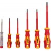 TOPTRADE skrutkovač elektrikářský, magnetický, CRV, 1000 V, súprava 6 ks