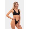 Nebbia Trojuholníkové Bralette plavky s vypchávkami 457 čierna