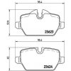 Sada brzdových platničiek kotúčovej brzdy BREMBO P 06 037X
