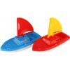 plastová plachetnica do vody pre deti 12 × 21 cm, 2 farby
