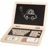 Tooky Toy Tooky Toy Drevený notebook s tabuľou 58 ks v balení
