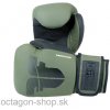 Boxerské rukavice - Fighter - Secure Fit - zelená/čierna