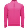 Športová mikina HALF ZIP s potlačou v cene Farba: Neónová ružová, Veľkosť: 4 roky