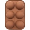 Silikónová forma ForMyCakes - Polgule 5,2cm (6ks)