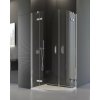 SANSWISS PUR PU4P 80cm sprchový kút štvrťkruhový, rádius 50cm, chróm, sklo číre, PU4P500801007
