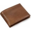 Arwel Tmavo hnedá pánska kožená peňaženka s vnútornou zápinkou 513-4404A-47