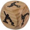 Drevená kocka kamasutra XL 6x6cm (Drevená kocka s polohami ideálny darček pre partnerov na zmenu stereotypu.)